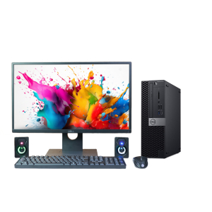 Máy bộ Dell Optilex 5070 SFF - Màn Dell 24 inch bán hàng - kế toán