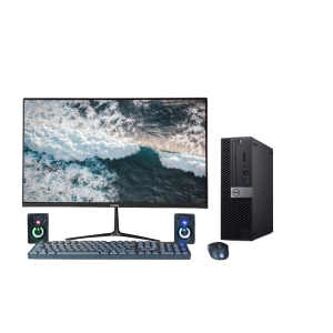 Máy bộ Dell Optilex 5070 SFF - Màn YUNSI Y240Q8 24 inch bán hàng - kế toán