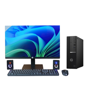 Máy Bộ Dell OptiPlex 5080 SFF + LCD HP 24 inch Kết nối toàn diện – Sẵn sàng cho mọi nhu cầu