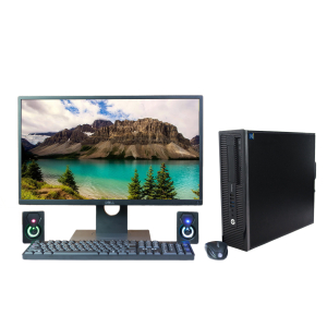 Máy bộ HP 400 G1 SFF + LCD DELL 24 inch giả trí - bán hàng