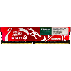 Ram Kingmax Heatsink Zeus 16GB DDR4 3200MHz RED