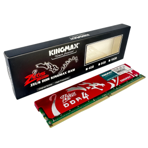 Ram Kingmax Heatsink Zeus 8GB DDR4 2400 MHz RED